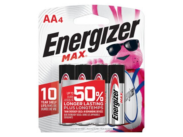 Image of Energizer MAX AA Alkaline Batteries - 4 Pack